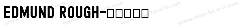Edmund Rough字体转换
